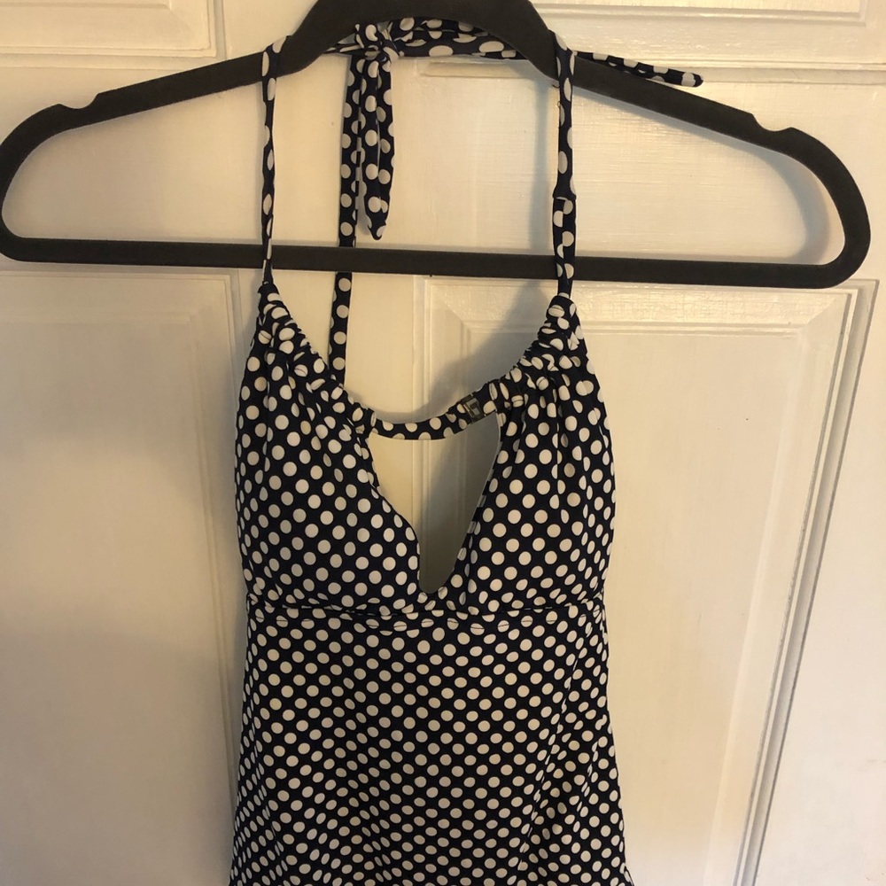 Gap one piece polka dot suit